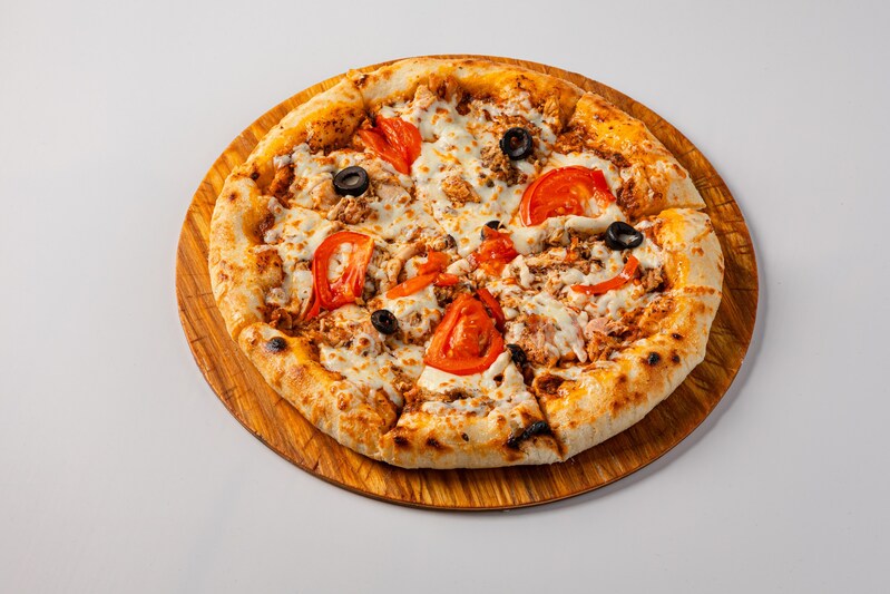 Пицца с рваной курицей