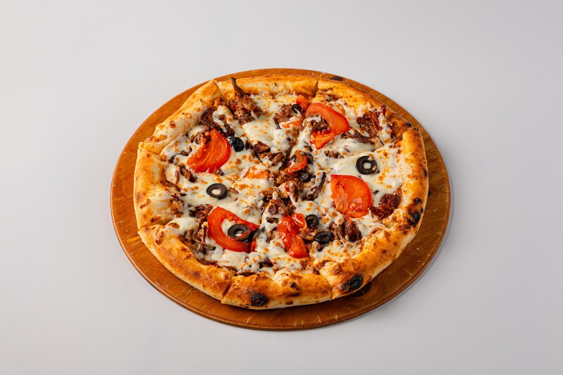 Пицца с рваным мясом